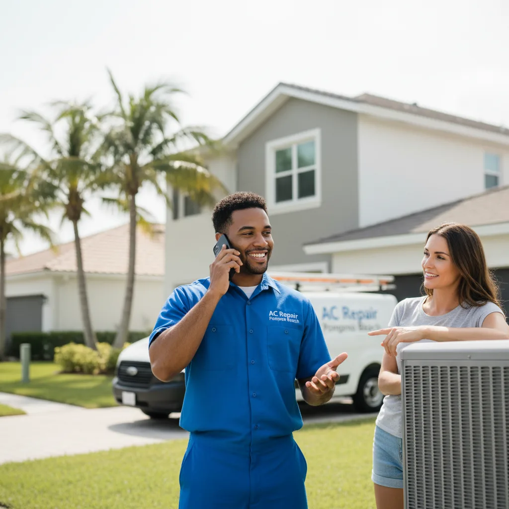 AC Repair Pompano Beach customer support in Sunset Beach